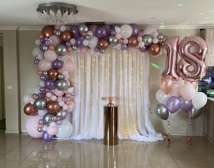 Fairy Light Backdrop Photo - 3