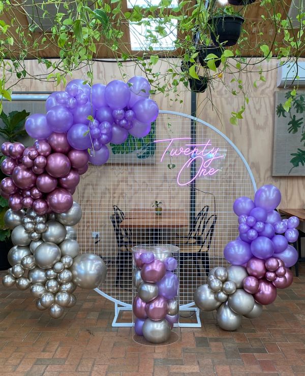 Round Mesh Backdrop Photo