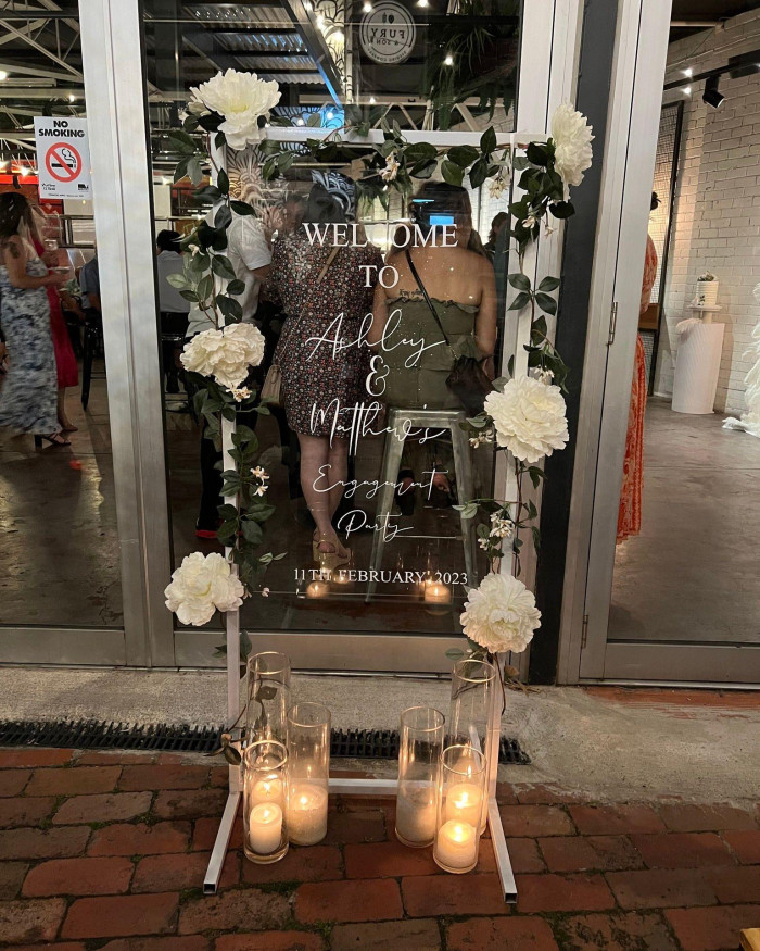 Acrylic Rectangle Welcome Sign - Personalised Signage Photo - 2