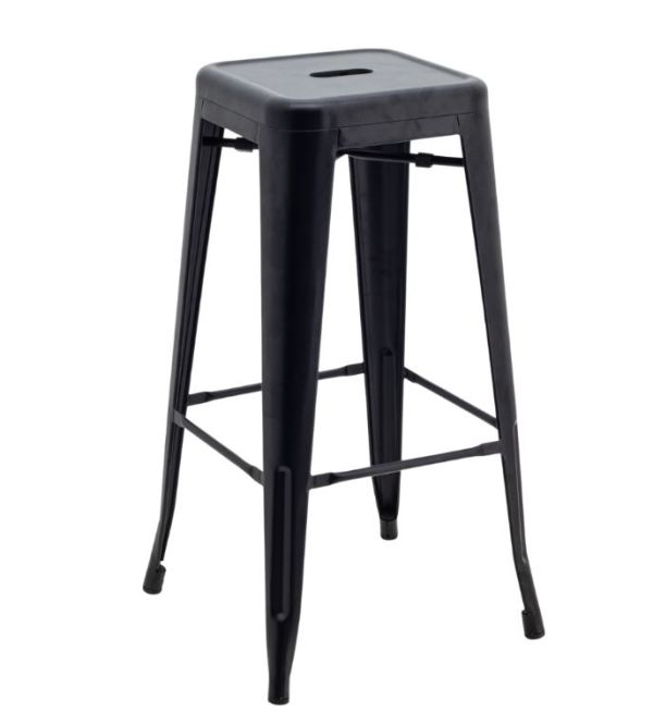 Black Tolix Bar Stool Photo