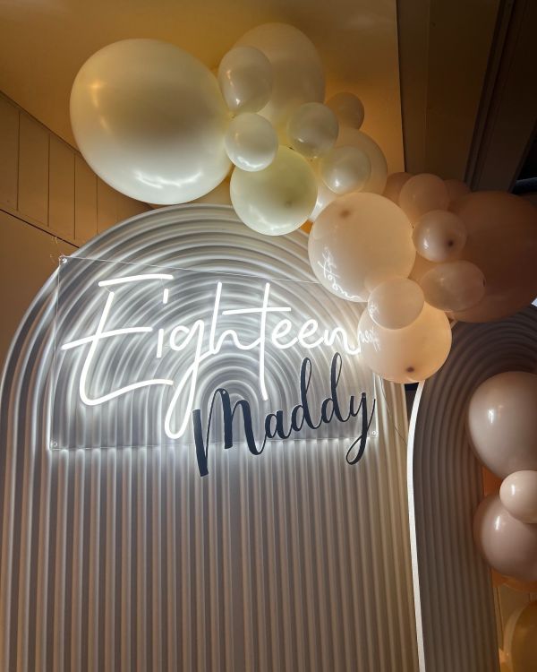 Custom Corflute Monogram Photo