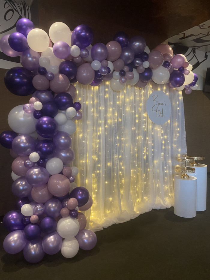 Fairy Light Backdrop Photo - 5