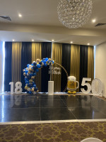 Gold Open Metal Arch Photo - 5