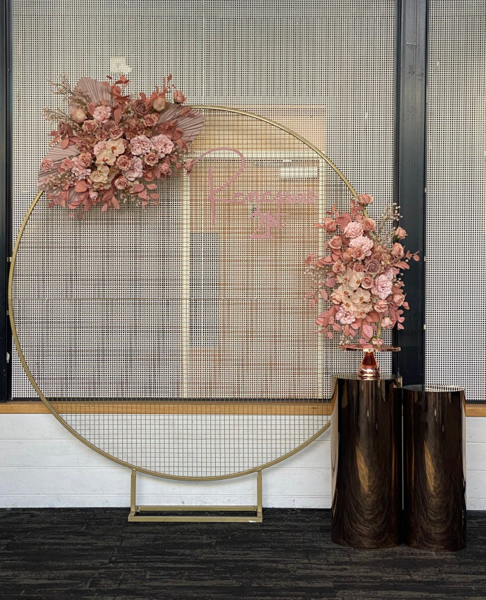 Round Mesh Backdrop Photo - 4