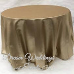 Satin Round Table Cloth Photo - 2