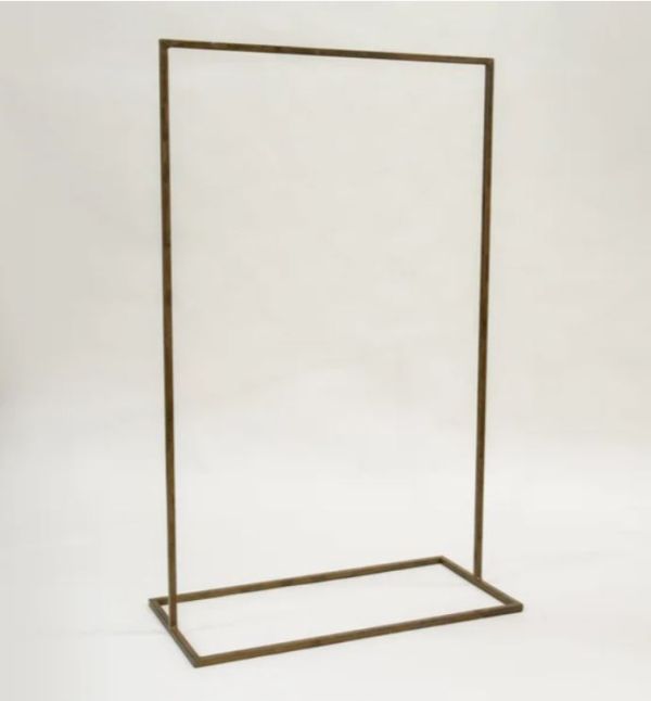 Gold Hang Frame Stand Photo