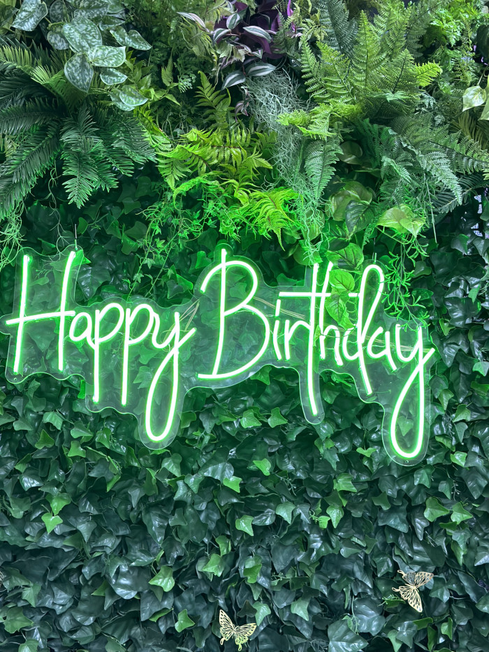 Happy Birthday Neon Sign Photo - 1