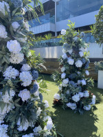 Deconstructed Floral Ceremonial Arch Photo - 3
