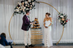Gold Open Metal Arch Photo - 1