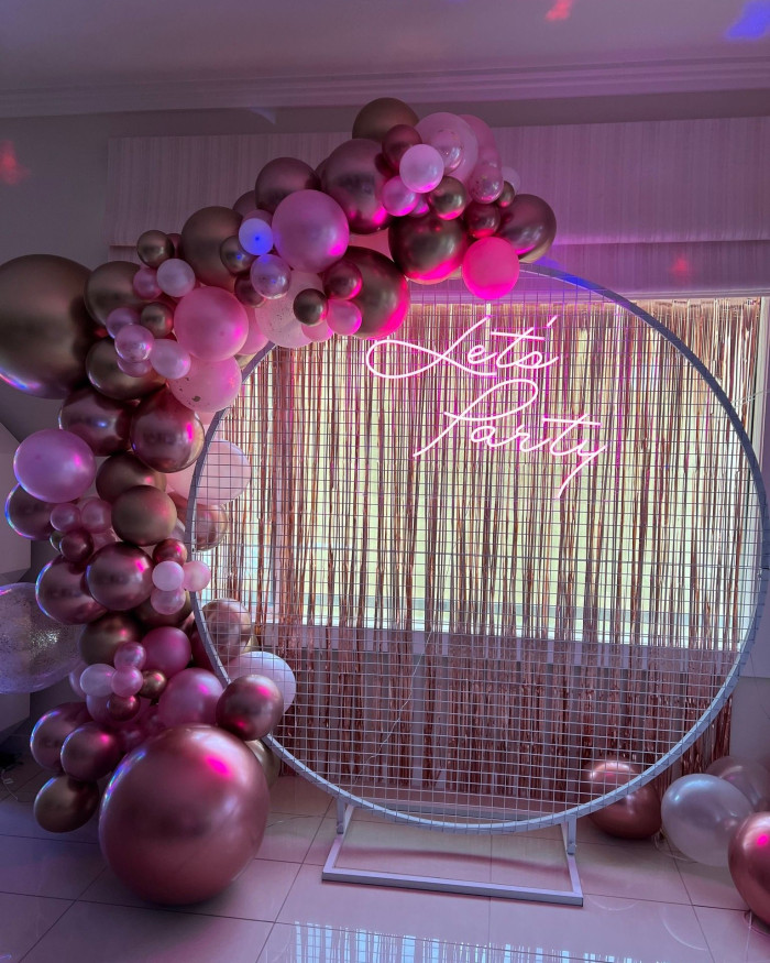 Let's Party Neon Sign Photo - 2