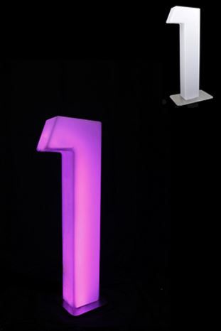 Neon Numbers Photo