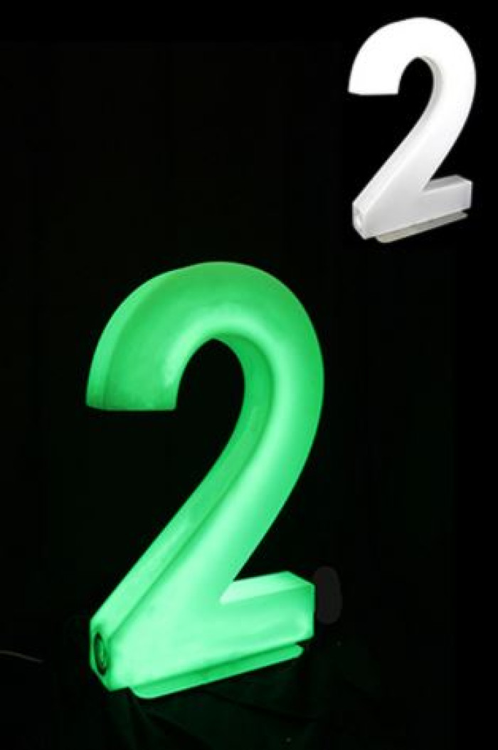Neon Numbers Photo - 2