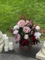 Large Silk Pink Floral & Foliage Arrangement Photo - 2