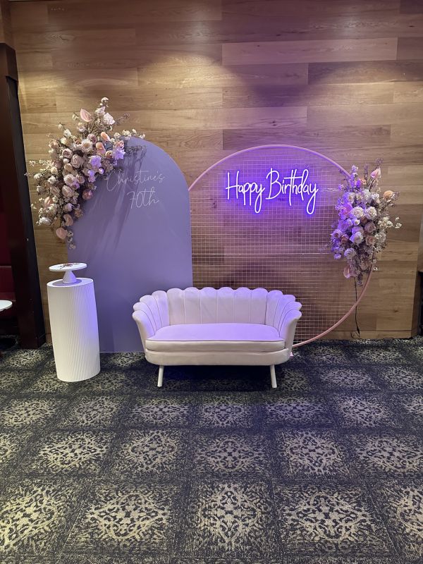 Pink Love Seat Photo