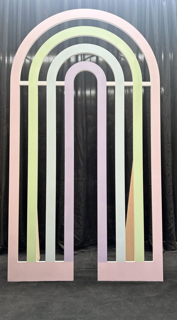Wooden Rainbow Arch Photo