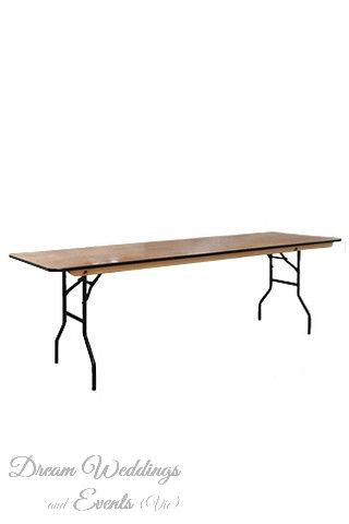 Banquet Trestle Table - Plywood Top Photo