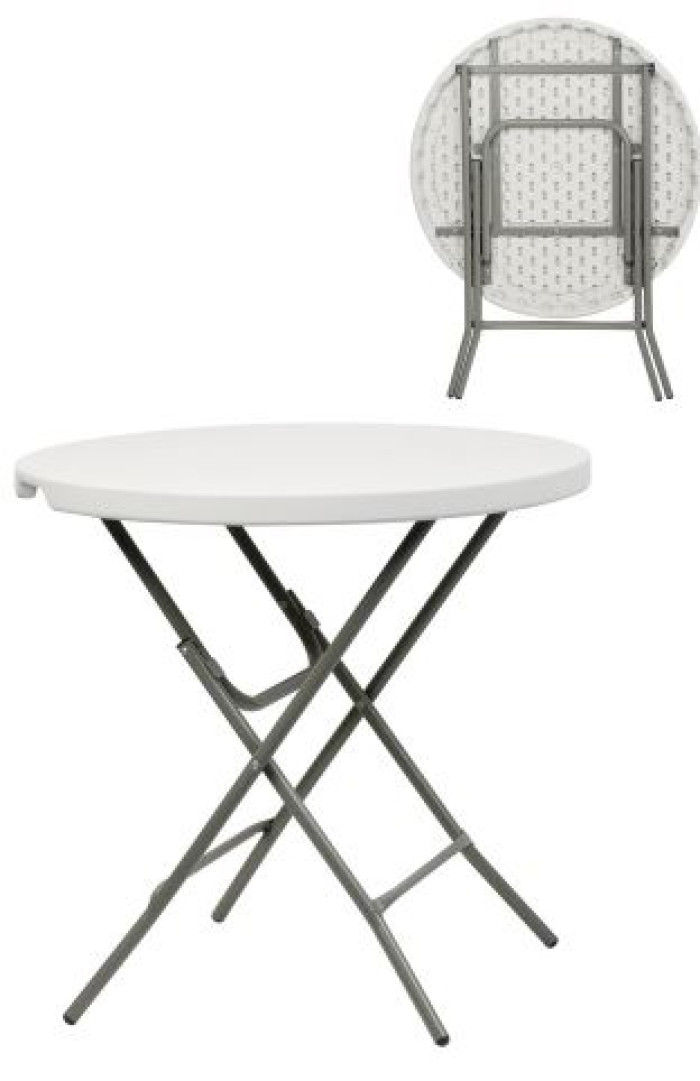 Round Folding Side Table Photo - 1