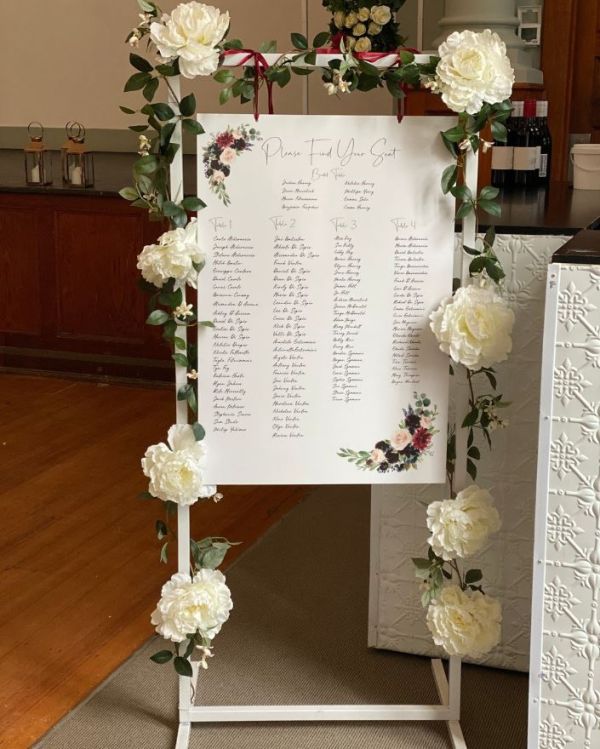 Custom Corflute Rectangle Sign Photo