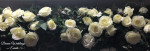 Large Silk White Floral & Foliage Table Runner Photo - 2