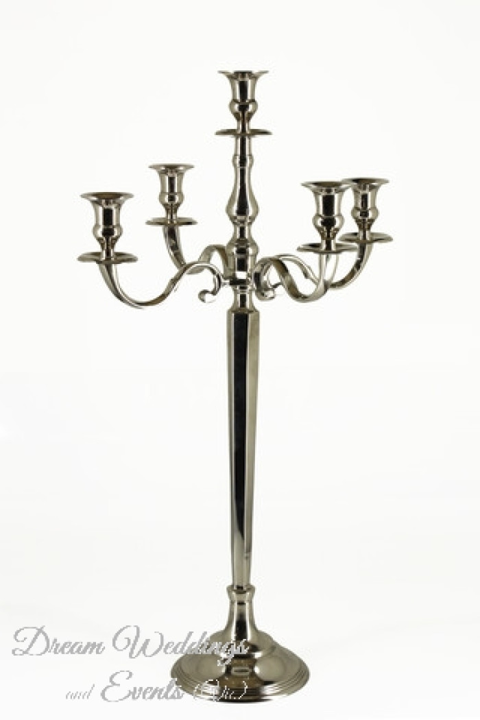 Silver Candelabra - Style B Photo - 1