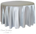 Satin Round Table Cloth Photo - 1
