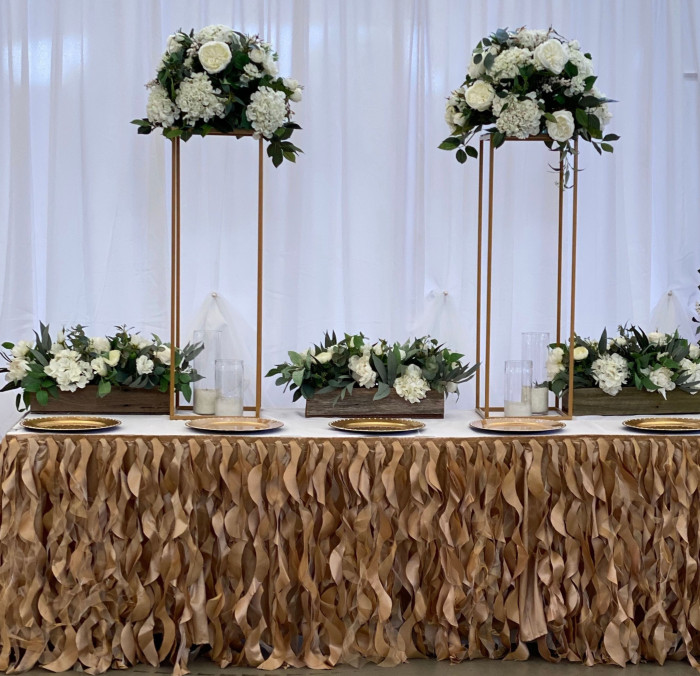 Table Plinth Flower Stand Centerpiece Photo - 5
