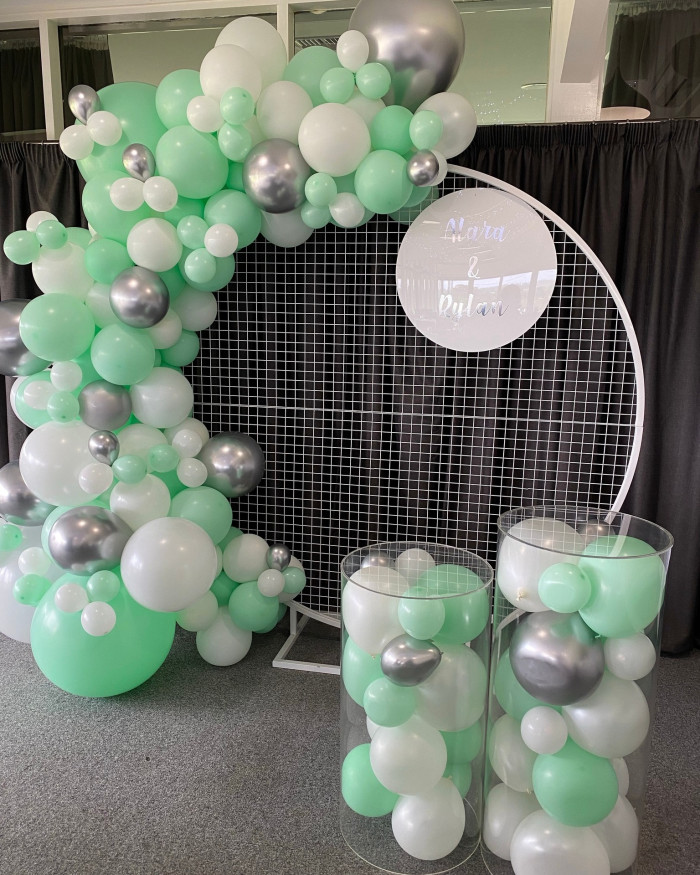 Round Mesh Backdrop Photo - 3