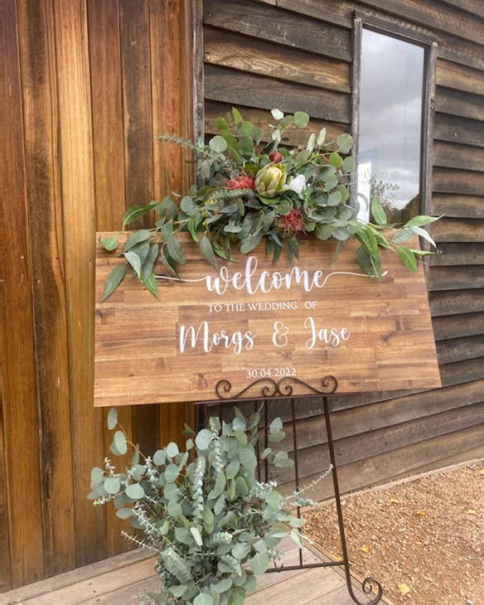 Wooden Board with Personalised Signage Photo - 4